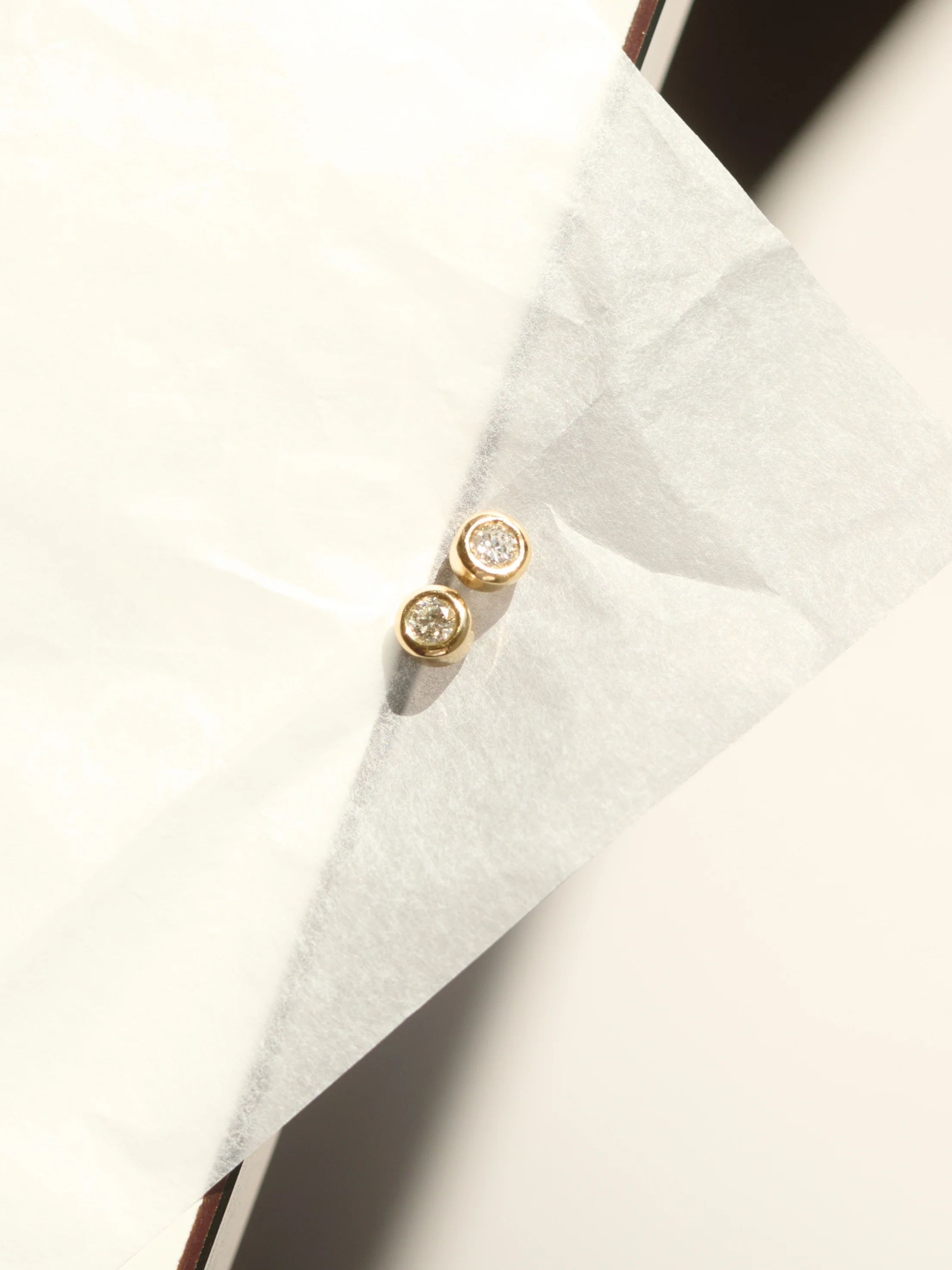 Bezel Diamond Studs Soleil | 0,20ct. - Image 4
