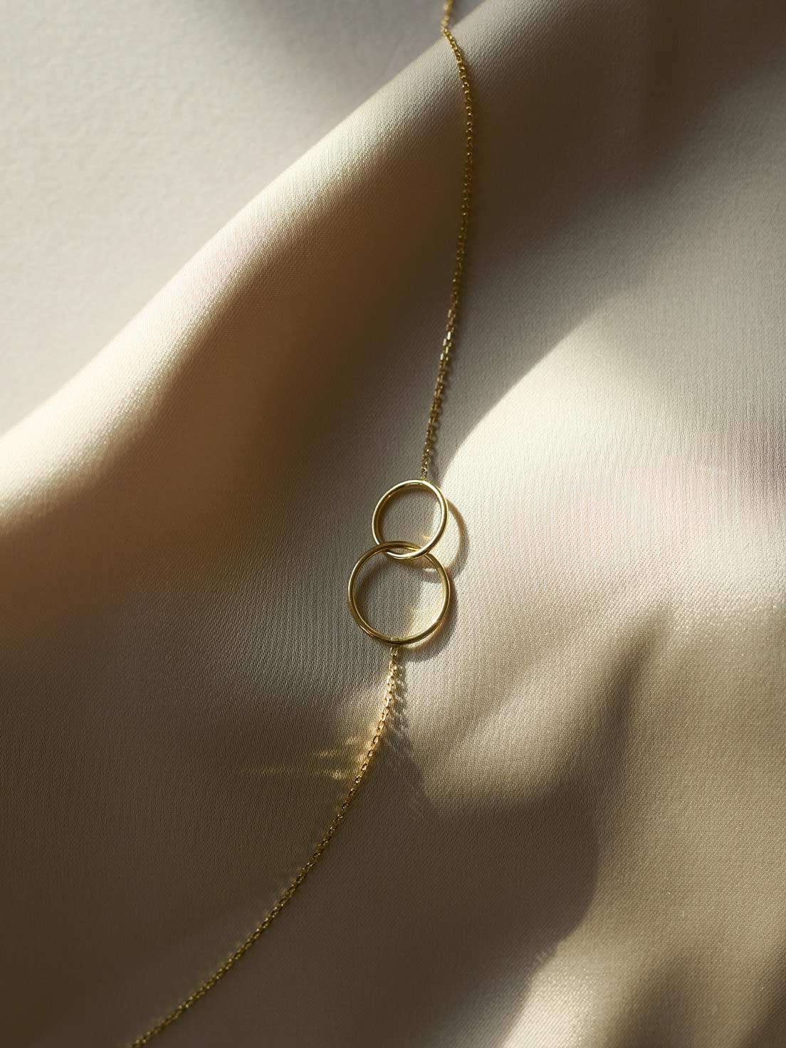 Double-Ring Halskette | 14k Echtgold - Image 4
