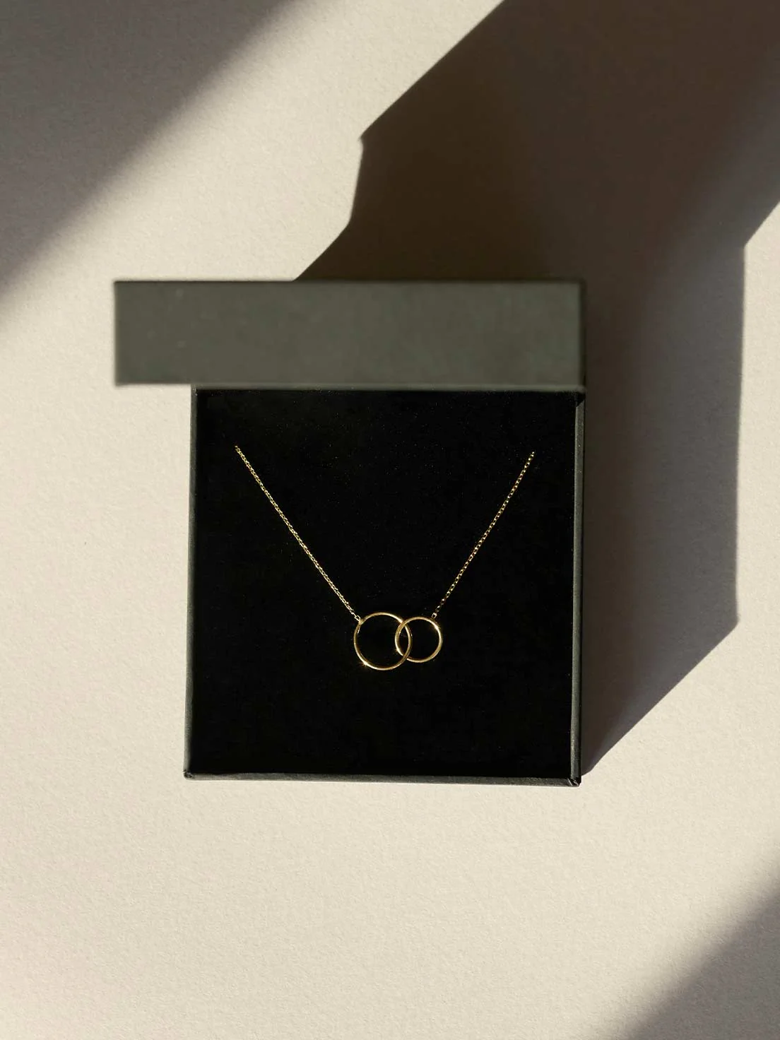 Double-Ring Halskette | 14k Echtgold - Image 5