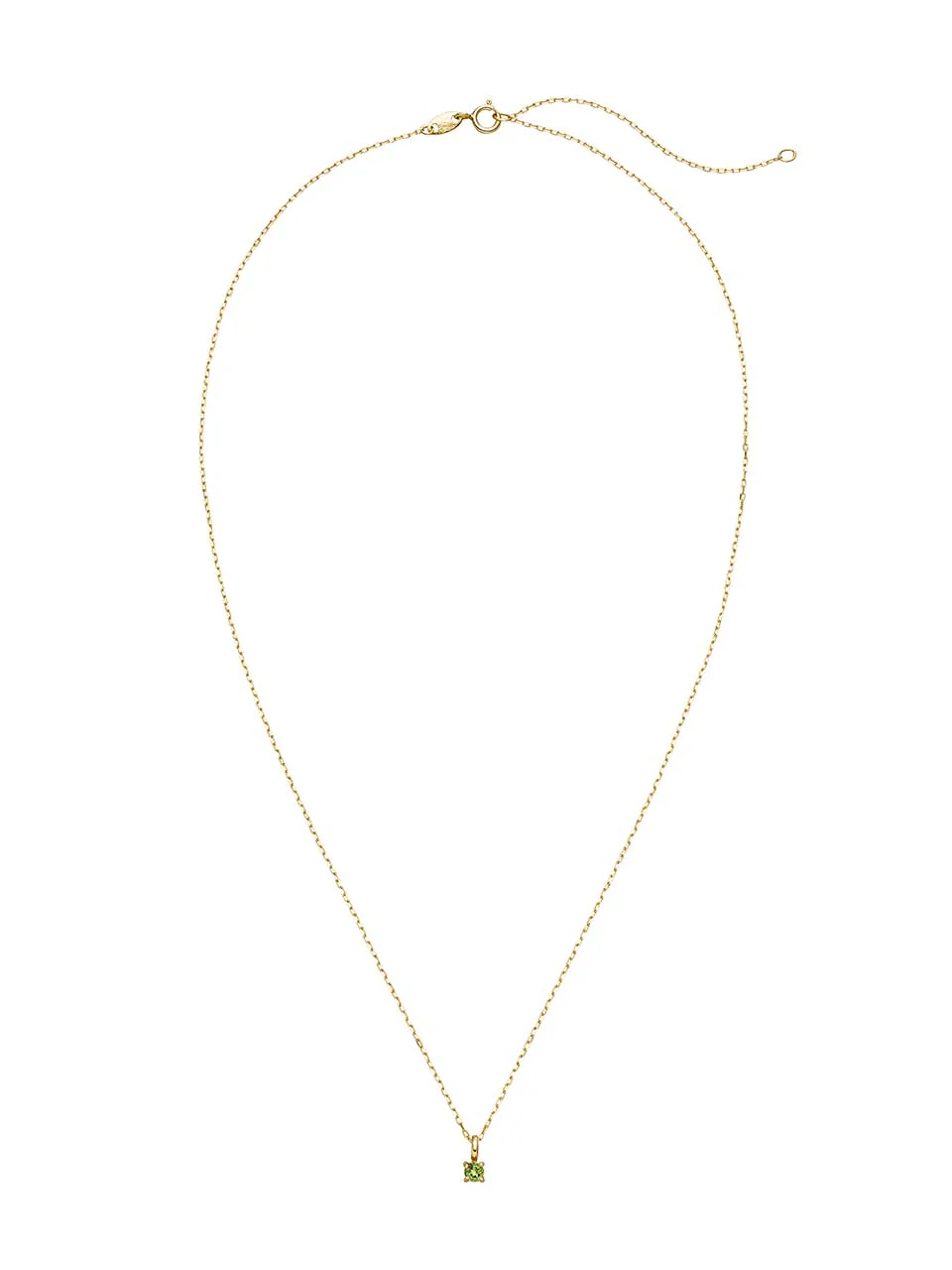 Birthstone Halskette August | 14k Echtgold & Peridot - Image 8