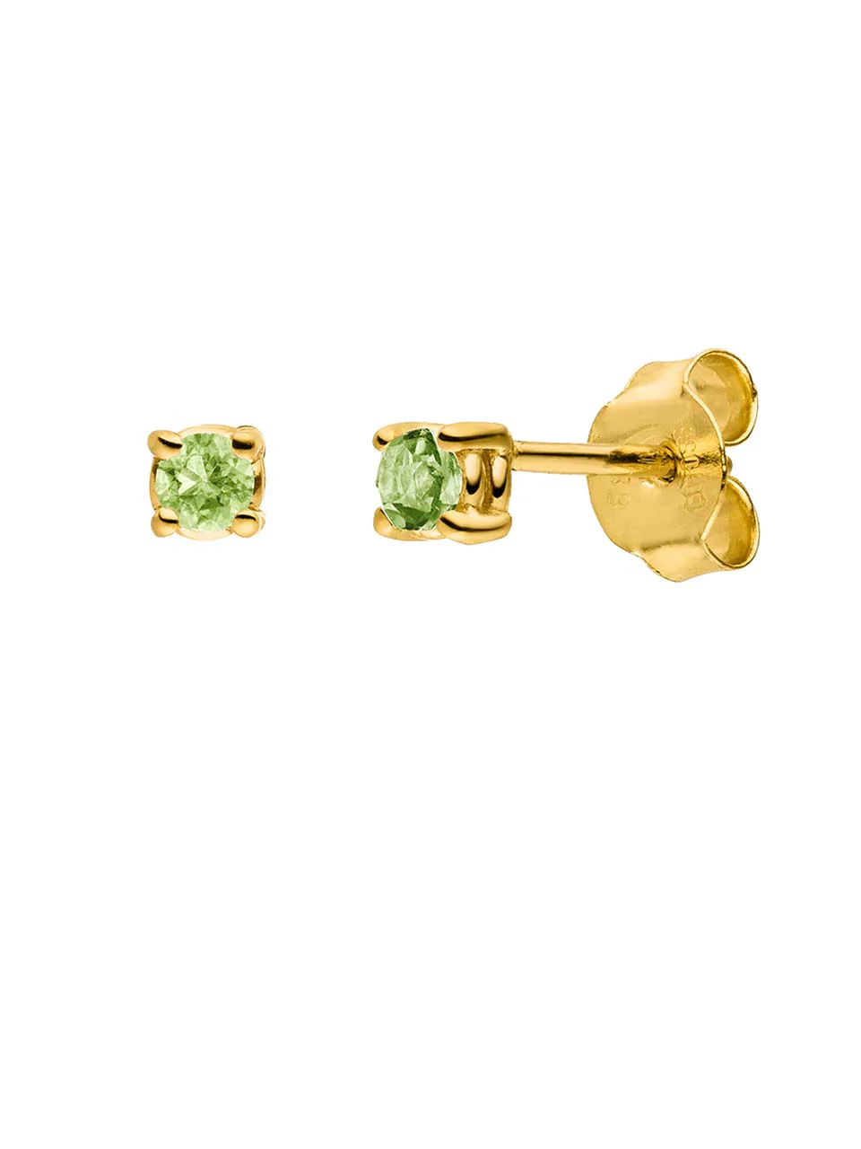 Birthstone Ohrringe August | 14k Echtgold & Peridot - Image 5