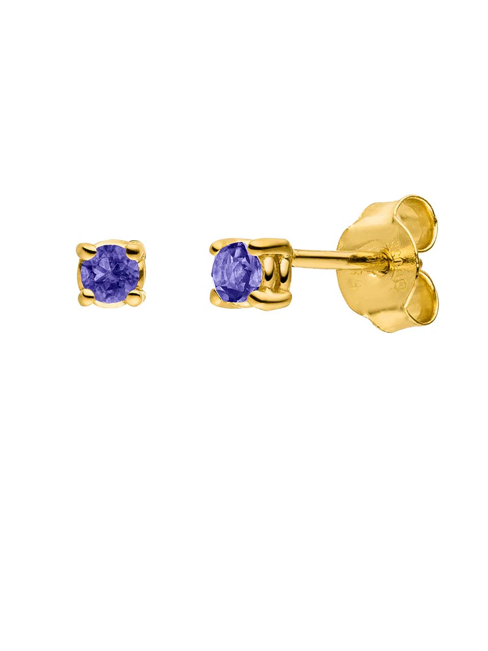 Birthstone Ohrringe Dezember | 14k Echtgold & Iolite - Image 5
