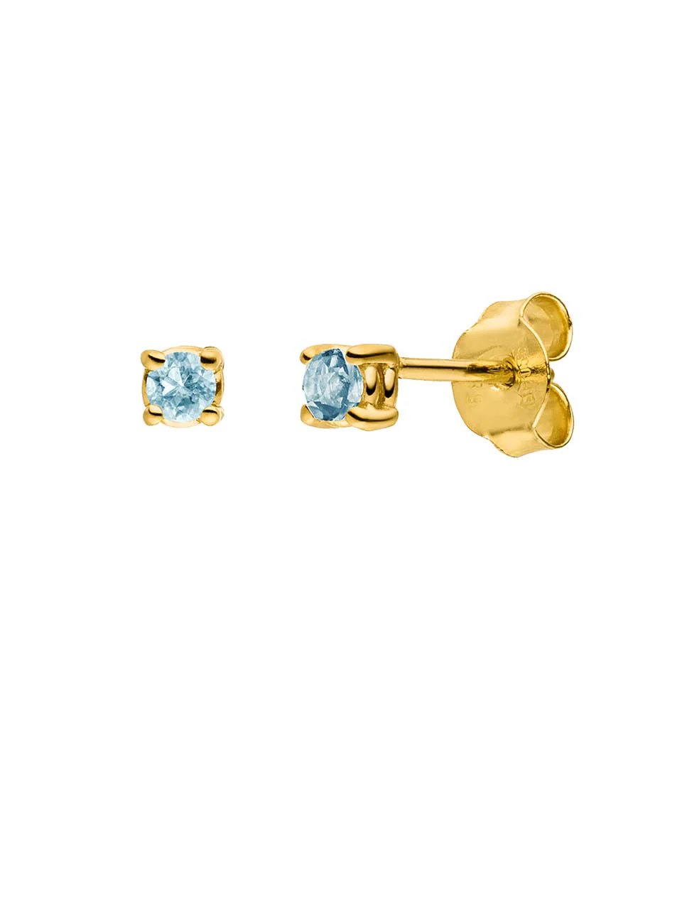 Birthstone Ohrringe März | 14k Echtgold & Aquamarine - Image 5