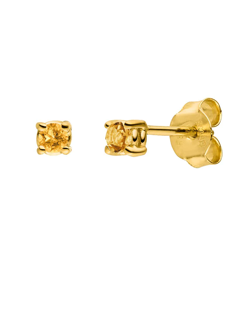 Birthstone Ohrringe November | 14k Echtgold & Citrin - Image 5