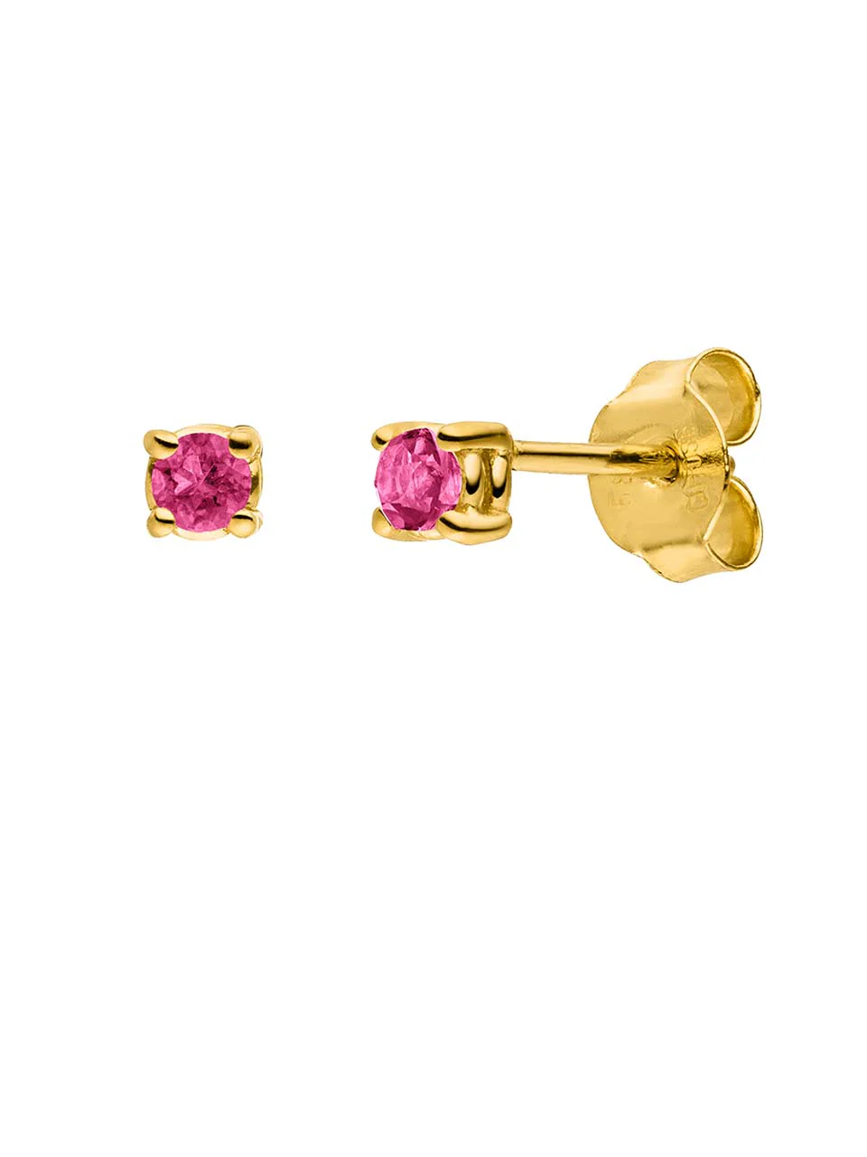 Birthstone Ohrringe Oktober | 14k Echtgold & Turmalin - Image 5