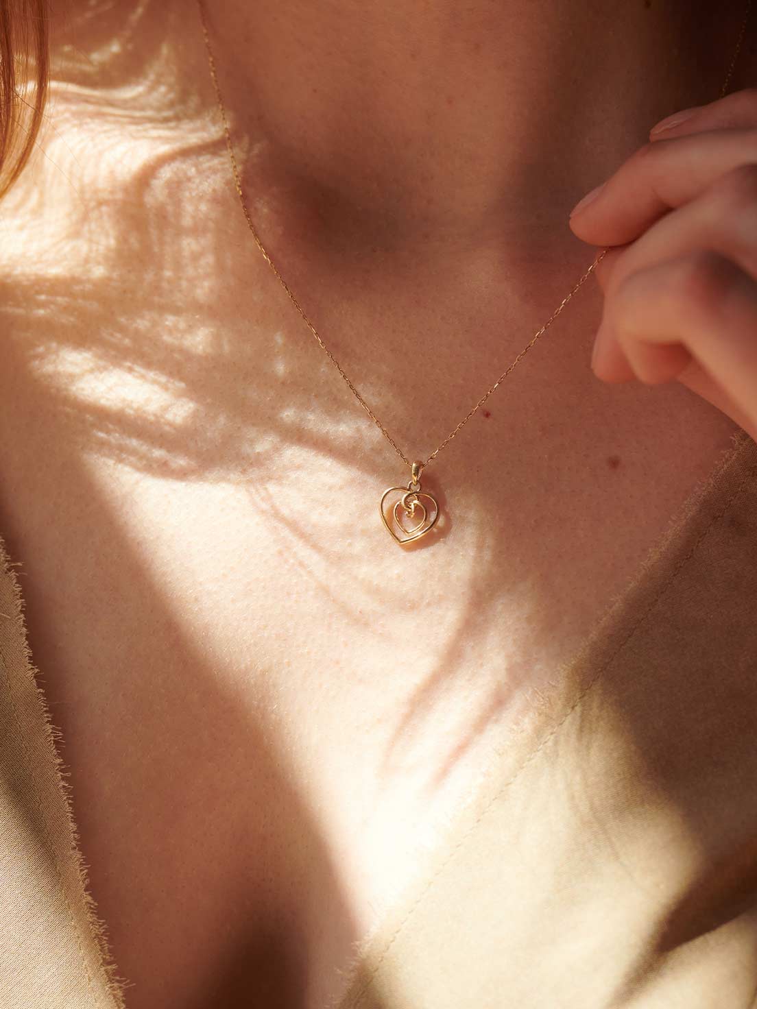 Halskette Infinite Hearts | 14k Echtgold - Image 4