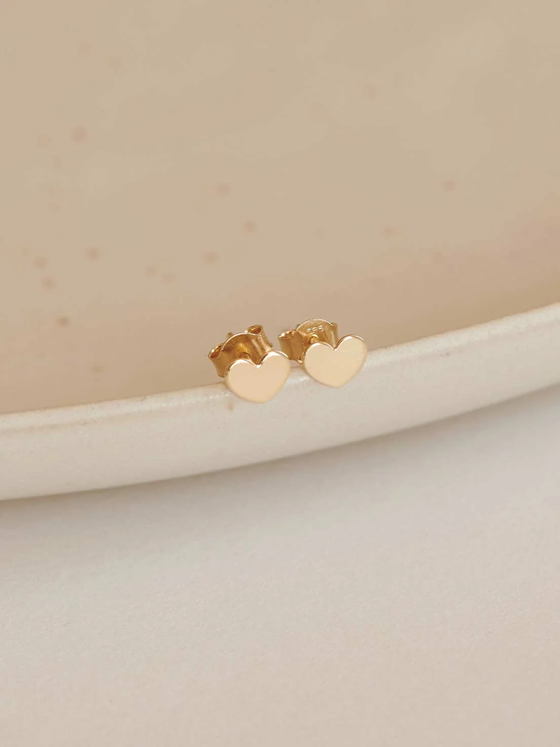 Ohrringe Little Hearts | 14k Echtgold - Image 4