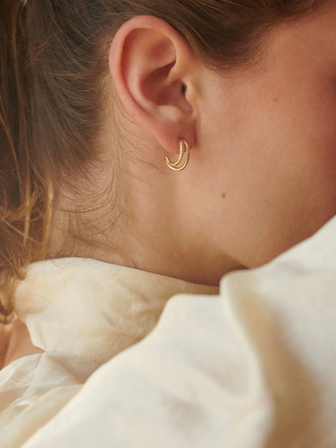 Muse Diamond Hoops | 14k Echtgold - Image 6