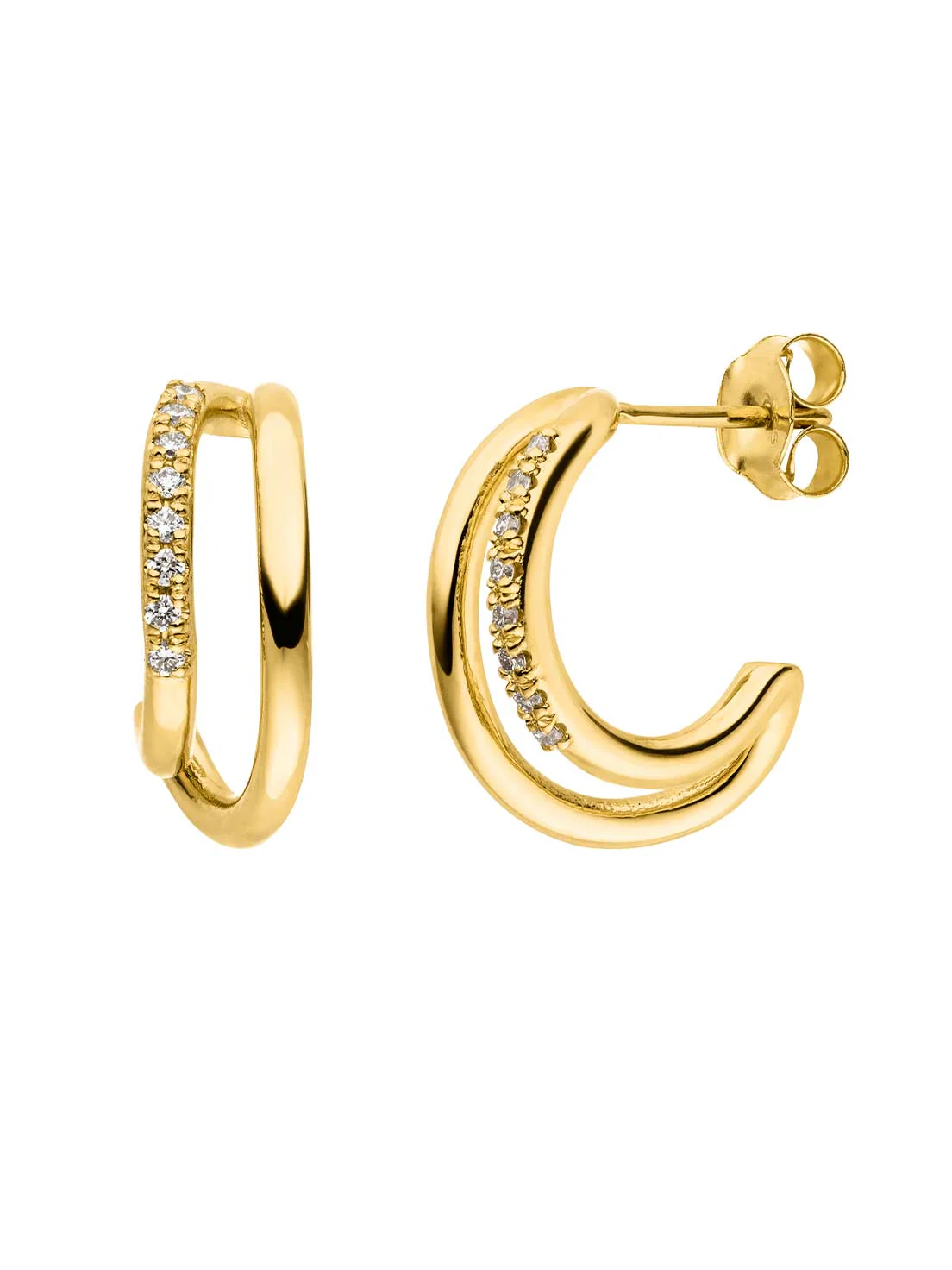 Muse Diamond Hoops | 14k Echtgold - Image 7
