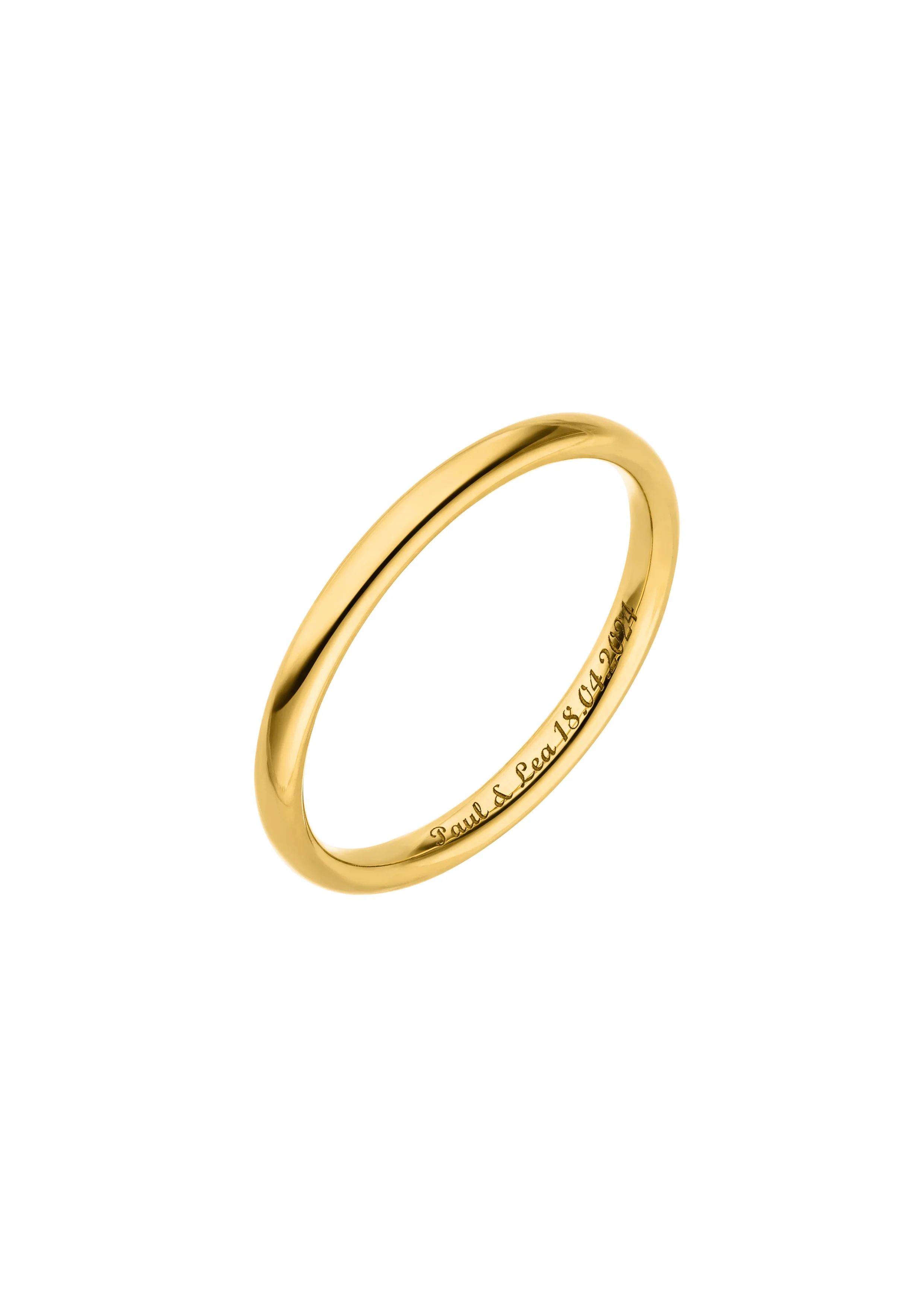 Fine Wedding Band - Image 10