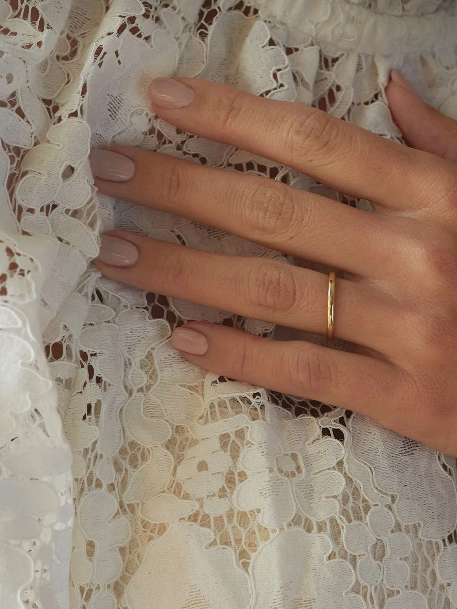 Fine Wedding Band - Image 6