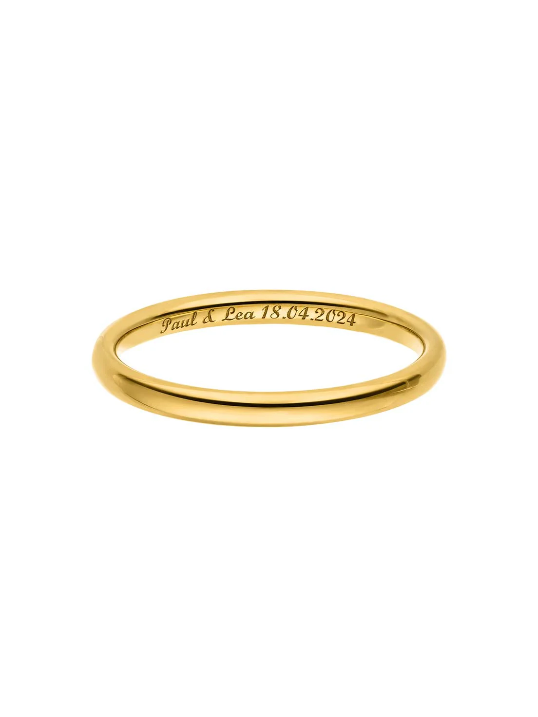 Fine Wedding Band - Image 9