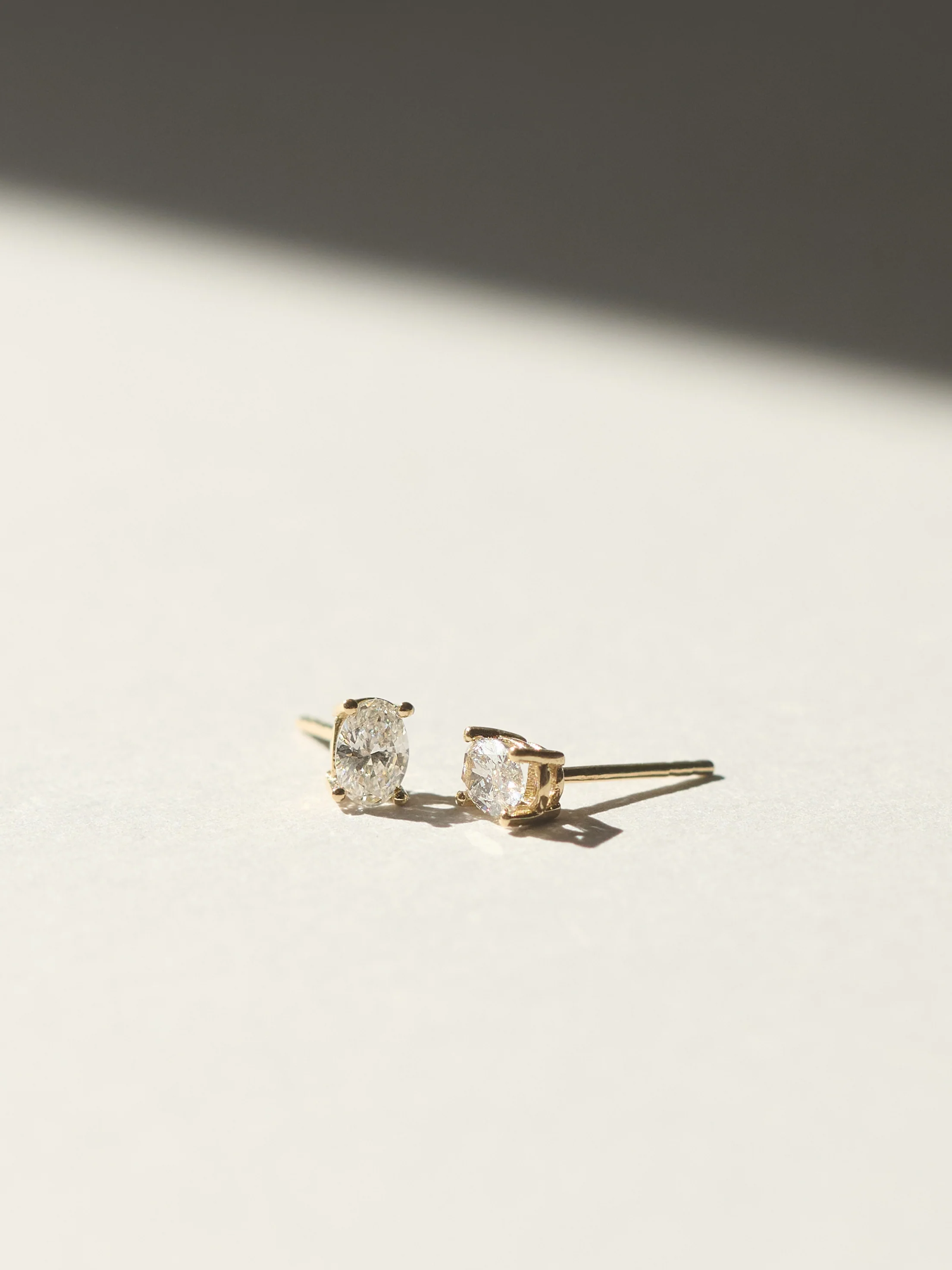 Oval Diamond Studs Talia | 0,50ct. - Image 3