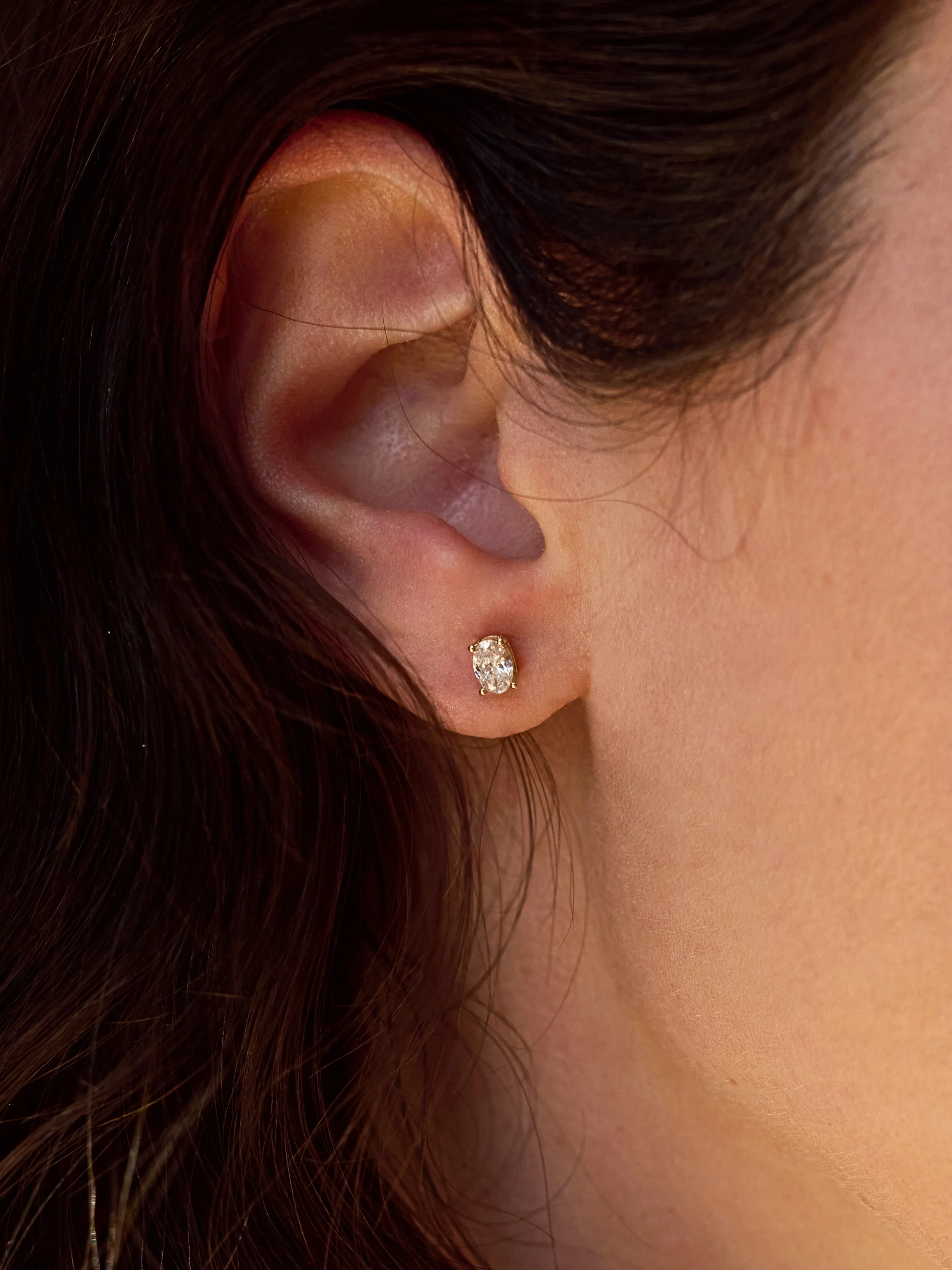 Oval Diamond Studs Talia | 0,50ct. - Image 4