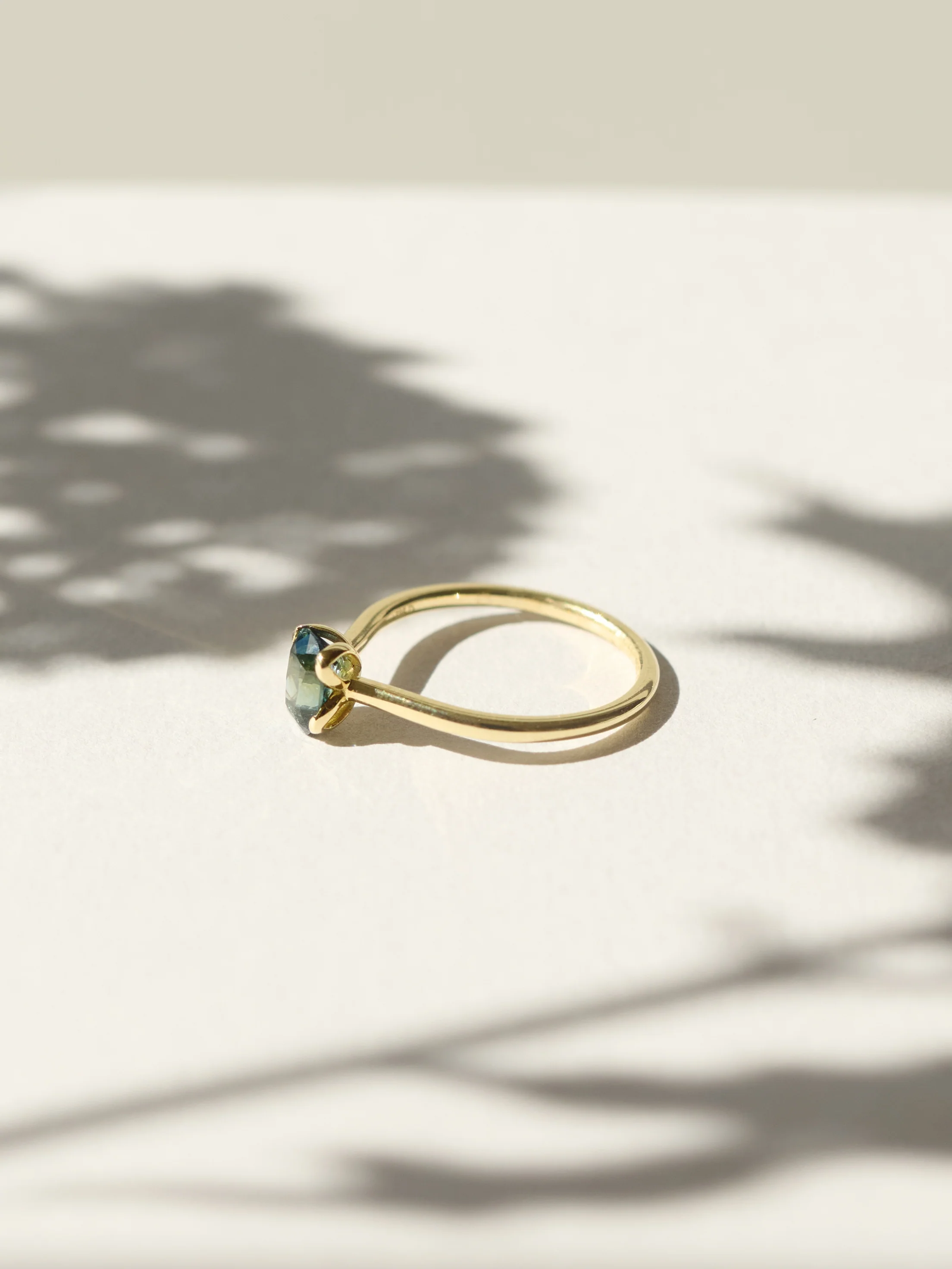 Ring Blossom | Saphir 1.05ct. Bi-Color | One-of-a-Kind - Image 4