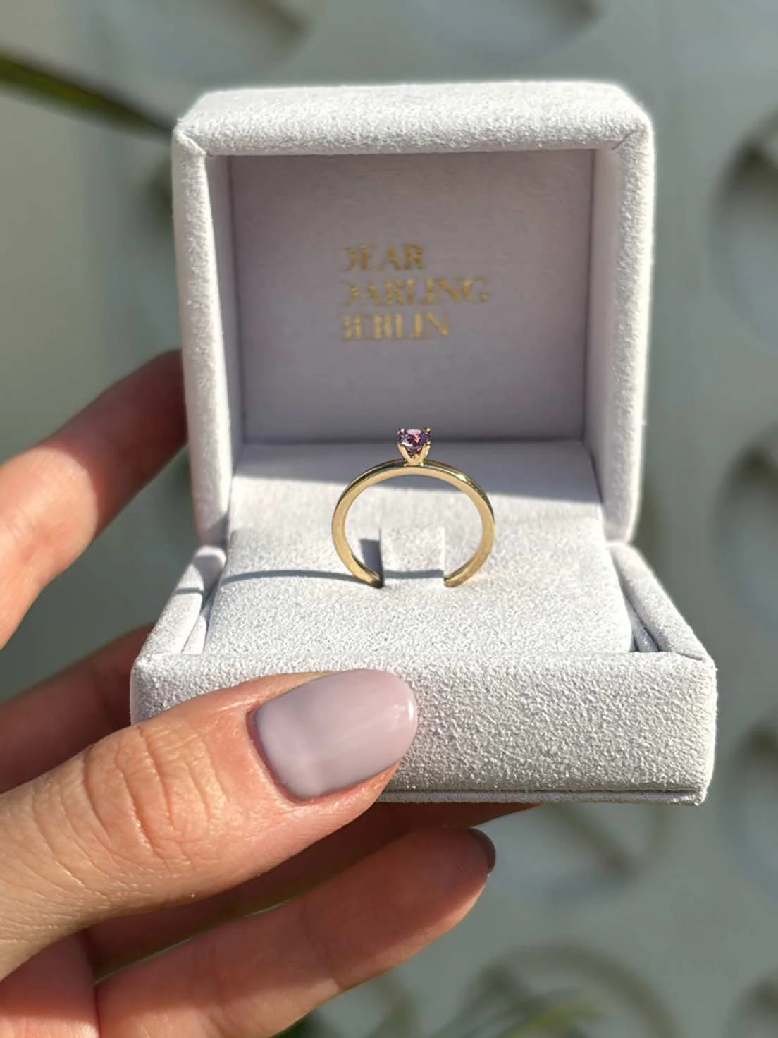 Ring Lia | Saphir Lilac | ONE-OF-A-KIND - Image 3