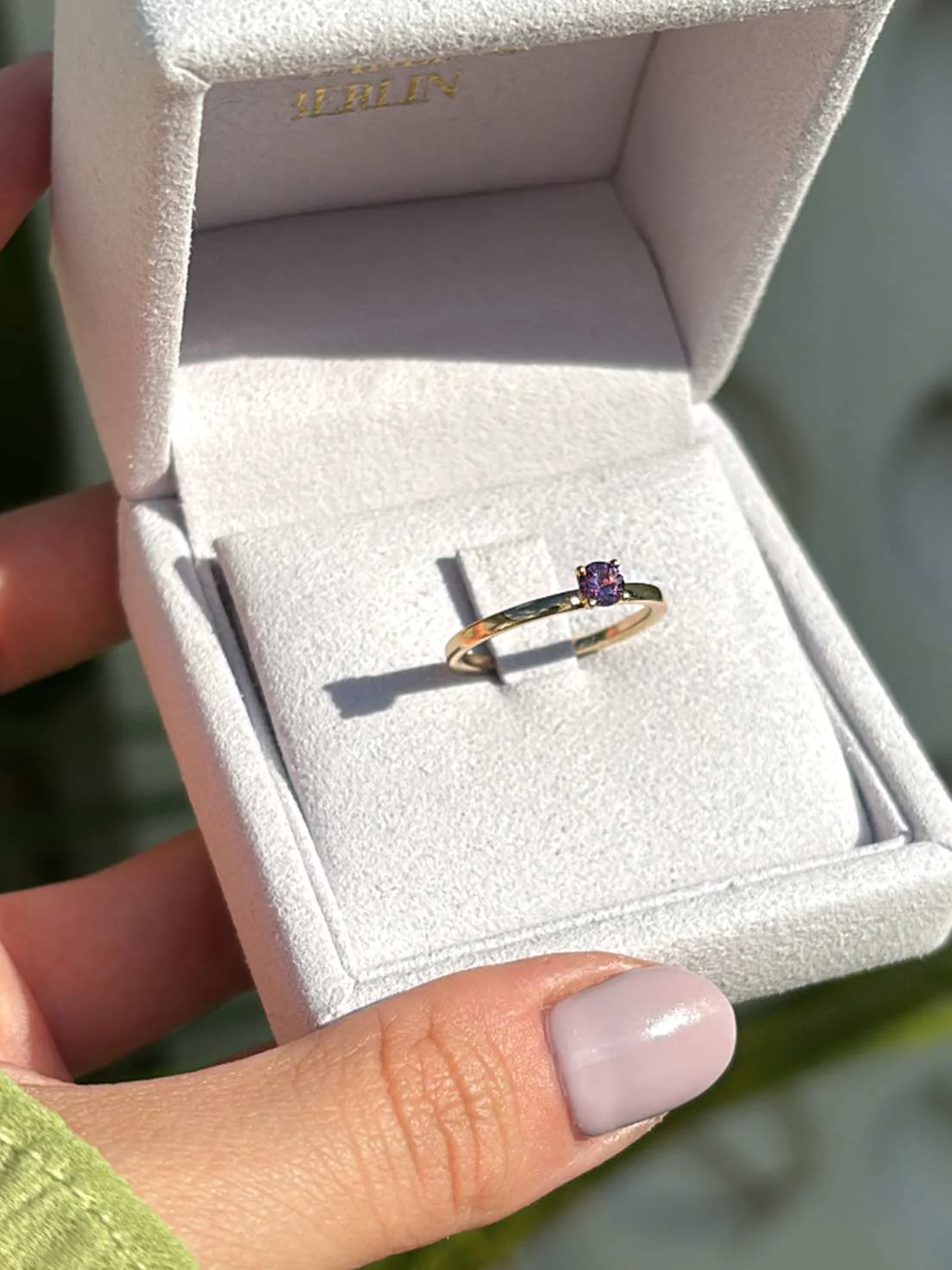 Ring Lia | Saphir Lilac | ONE-OF-A-KIND - Image 5