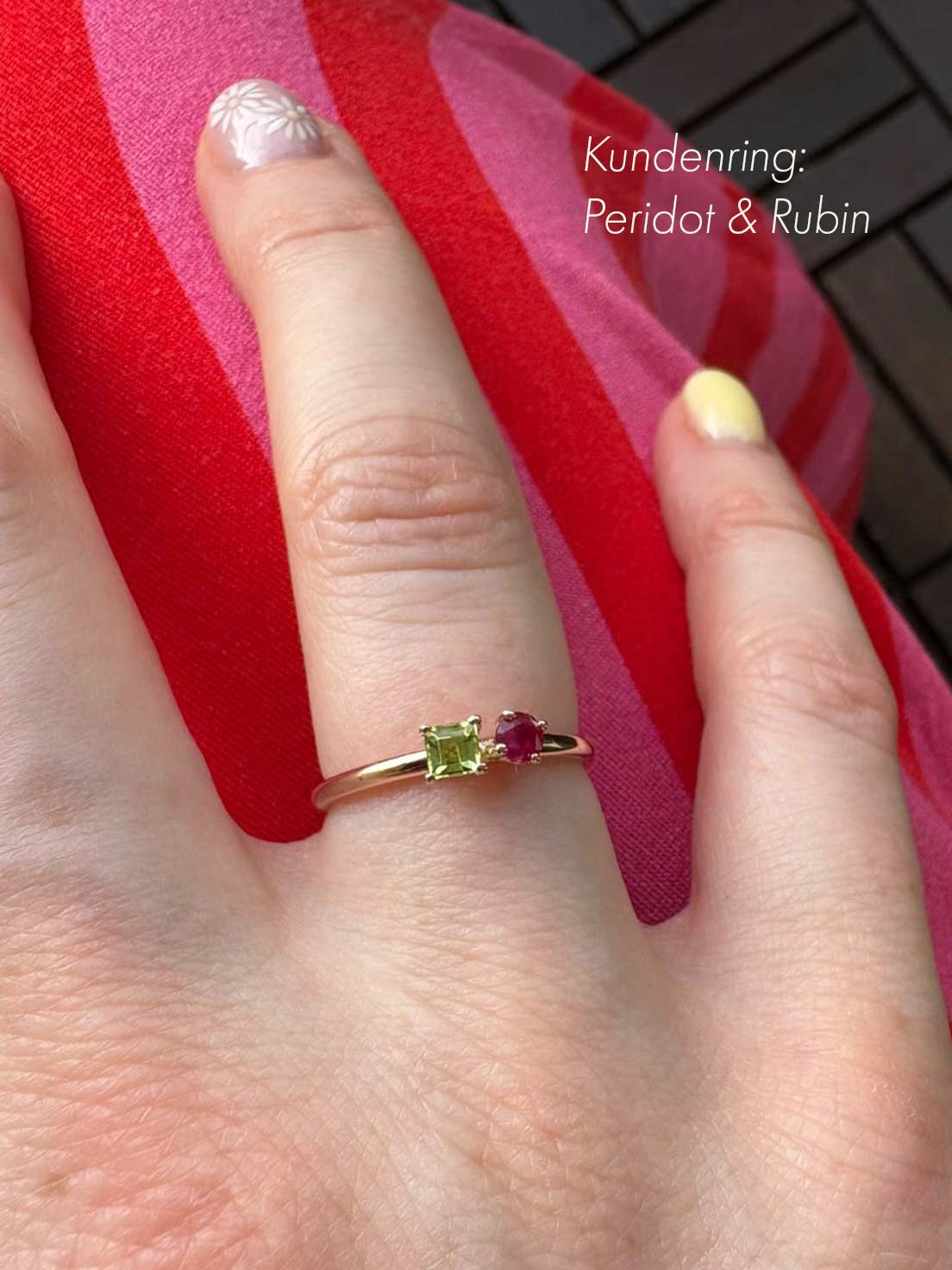 Ring Ophelia | Birthstone Toi et Moi - Image 10