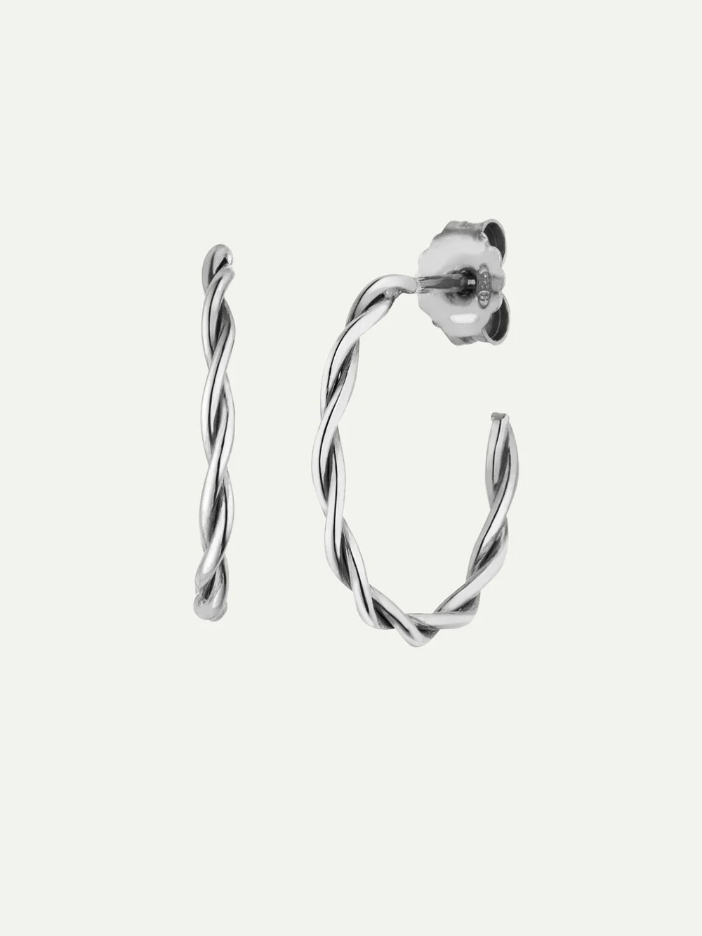 Twisted Hoop Earrings - Image 6